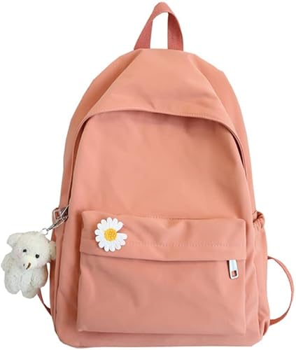 Amazon 韓国リュック 学生 高校生学生人気韓国風バ男性ックパック 人気 高校生リュック 通学リュック 大容量リュック 学生通勤リュック と女性の学生のバックパック オレンジ Jiojio レディース