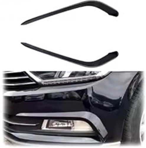 Rejilla antiniebla para Passat B8 2016-2019 con divisor delantero negro brillante 7