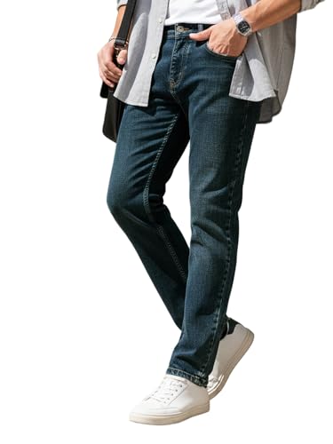 Image of Urbano Fashion Men's Regular Fit Heavy Washed Denim Jeans Stretchable