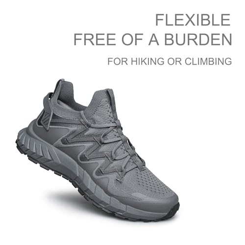 Men's Walking Shoes Hands Free Slip On Sneaker Strap Running Tennis Shoes for Flat Feet Plantar Fasciitis Workout Shoes3