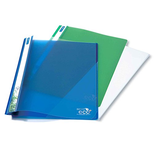 Rapesco 1099 ECO Carpeta de Proyectos, A4, Colores Surtidos, Paquete de 10