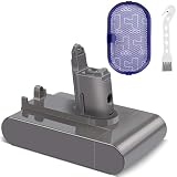 KUNLUN Replacement Batterie pour Dyson DC45 Type B 22.2V Li ION Batterie de Remplacement DC35 DC45 Aspirateur Main Batterie DC43H DC34 DC31 DC44 17083 04 917083 01 17083 2811 18172 01 04 (Pas Type A)