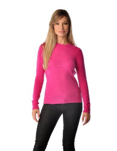 Cashmere Boutique 100% Pure Cashmere Light-Weight Crew Neck Sweater for Women – Long Sleeve, Classic Style, Pullover Sweater2