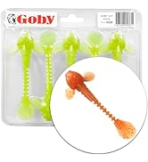 FANATIK Gummiköder Goby 2" 3.5" 4.5" 5-11cm mit Aroma Gummifisch Fanatic Jig Soft Bait Lure Kunst...