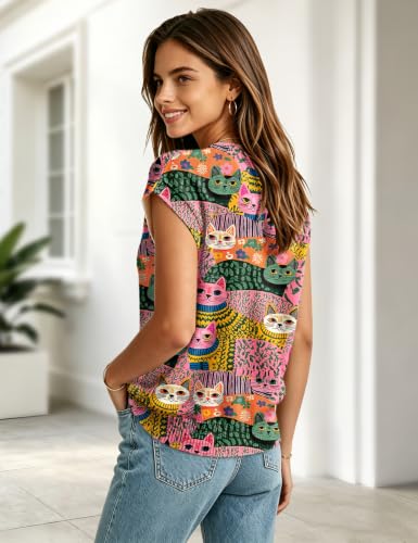 Womens Cat Sweater Vest - image 3