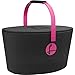 Lieblingskorb Plus deep black (magenta) Einkaufskorb und Thermobox in einem, inklusive Deckel, isoliert, abwaschbar, made in Germany, Picknickkorb / Volumen: 22 Liter