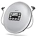 Produktbild HOTT CD711T Tragbarer Bluetooth CD Player Wiederaufladbarer für zu Hause, unterwegs und im Auto mit Stereo-Kopfhörern und, Anti-Schock-Schutz-Silber