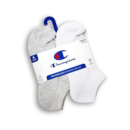 Image of Champion Women's Low Cut Beathable Moisture-Wicking Athletic Socks (6-Pack)