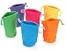 Dozen Bright Color Canvas Drawstring Bags