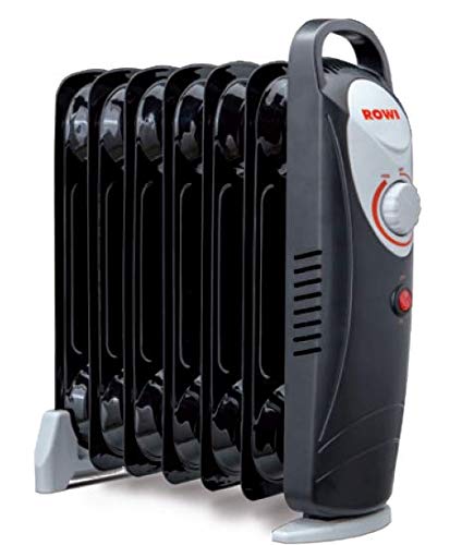 Preisvergleich Produktbild Rowi Mini Ölradiator, 800 Watt, Thermostat, Überhitzungsschutz, mobil einsetzbar