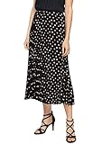 s.Oliver BLACK LABEL Damen 150.10.103.19.190.2100835 Rock, Black Polkadots, 38