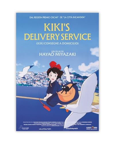 Kiki's Delivery Service Póster de Cine Italiano - Kiki Consegne a Domicilio | Studio Ghibli | 70 x 100 cm