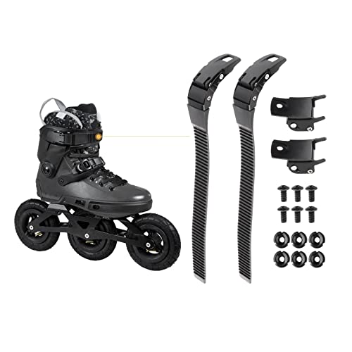 Milageto 2 Conjuntos de Fivelas E Correias de Patins em Linha, com Porcas, Peças Sobressalentes para