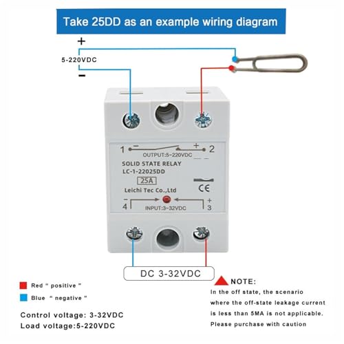 Relais statique 5VDC 12VDC 24VDC pour stabiliser les commutations de puissance