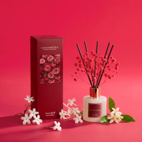 Image of COCORRINA Reed Diffuser - Love Spell 3.38 fl oz Reed Diffuser for Bedroom Bathroom Home Decor