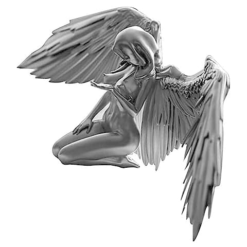 YUZDNM Art Statue - Ornament Sculpture, Angel Statue Artistic Nude Sculpture, Female Sculpture Desktop Art Decoration, Nude Angel Desktop Sculpture, Desktop Decoration Figurine Cover