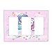 Cartoon Mermaid Light Switch Cover Outlet Covers Triple Rocker Wall Plate Electrical Faceplate, Unicorn Pink Rainbow Mermaid Girl Light Switch Plate Decorative Wallplate Plug Cover