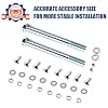 LS Swap Motor Mounts Compatible with 1973-1998 Square Body / OBS Chevy GMC Truck 2WD,4WD Adjustable Swap Engine Conversion Bracket for C10 C/K 1500