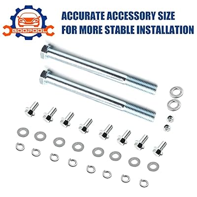 LS Swap Motor Mounts Compatible with 1973-1998 Square Body / OBS Chevy GMC Truck 2WD,4WD Adjustable Swap Engine Conversion Bracket for C10 C/K 1500
