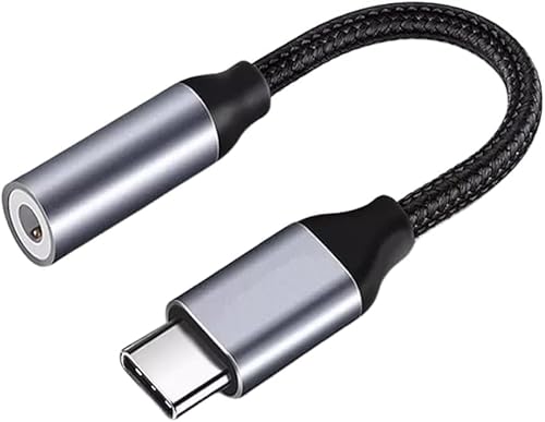 Adaptador P2 para USB Tipo-C | Conversor de Áudio para Fones de Ouvido | Compatível com Motorola, LG, Xiaomi e Outros Smartphones