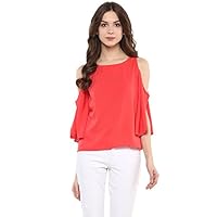 Harpa Round Neck Solid Tops