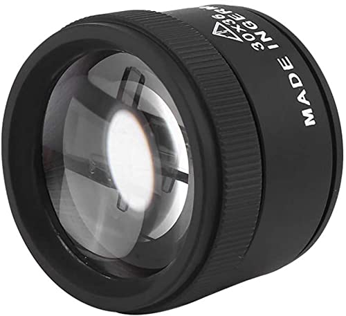Lupa 30X - Óculos de Lupa Óptica, Lentes de Ampliação 30x - Ferramenta Lupa