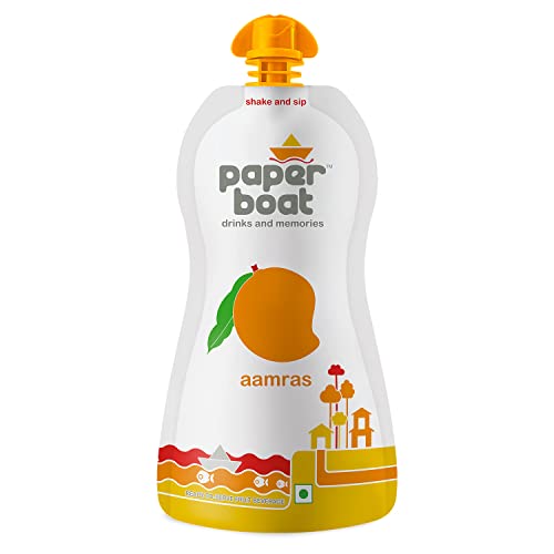 Image of Paper Boat Aamras, Mango Fruit Juice, No Added Preservatives and Colours (200ml /215ml)