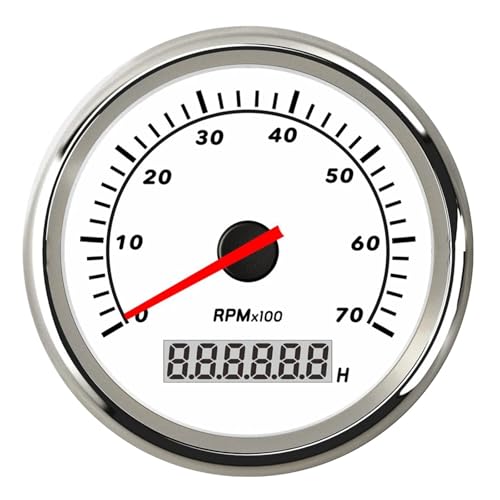 3K/4K/6K/7K/8K タコメータータコメーターディーゼルガソリン車ボートゲージ 9 ? 32V タコメトロデジタル速度為に ヤ&マハに適した デジタルゲージ