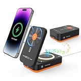 Wireless Charger Stand With Speaker,Fast Charging Dock Phone Charger For iPhone 17 16 15 14 13 12 Pro Max,Wireless Bluetooth Speaker Portable For Mobile Phone,Cool Tech Gadgets Gifts For Men