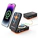 Wireless Charger Stand With Speaker,Fast Charging Dock Phone Charger For iPhone 17 16 15 14 13 12 Pro Max,Wireless Bluetooth Speaker Portable For Mobile Phone,Cool Tech Gadgets Gifts For Men