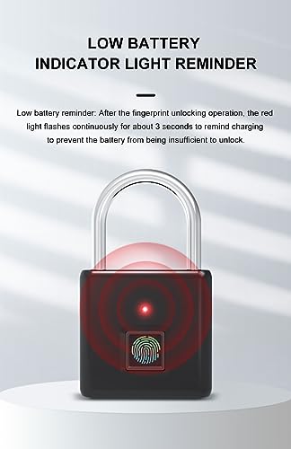 Generic Fingerprint Padlock, Smart Padlock, Biometric Lock thumb #5