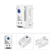 termostato funzionamento 【Ajustable】 Tiene una gran escala de datos y un botón ajustable para ajustar la temperatura de control de manera fácil y conveniente, y el color del botón (rojo / azul) del termostato podría ser el que elija.