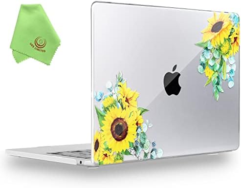 UESWILL Compatible with MacBook Air (M2, 2022) Case Model A2681, Pattern Hard Shell Case Cover for MacBook Air 13.6 inch M2 chip Touch ID + Microfiber Cloth, Astronaut A