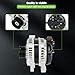SCITOO New Alternator Fits for Acura TSX 2009-2014,for Honda for Accord 2008-2012,2.4L 2354CC L4, 12V 130A High Output Alternator CW 7-Groove Pulley,Replace OE - 104210-5890 31100-R40-A01 CSF89 11390