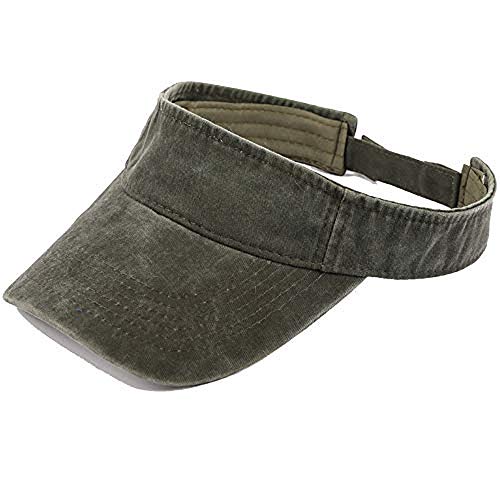 Unisex Vintage Washed Distressed Baseball Cap Adjustable Sun Visor Hat,Green #TOP8
