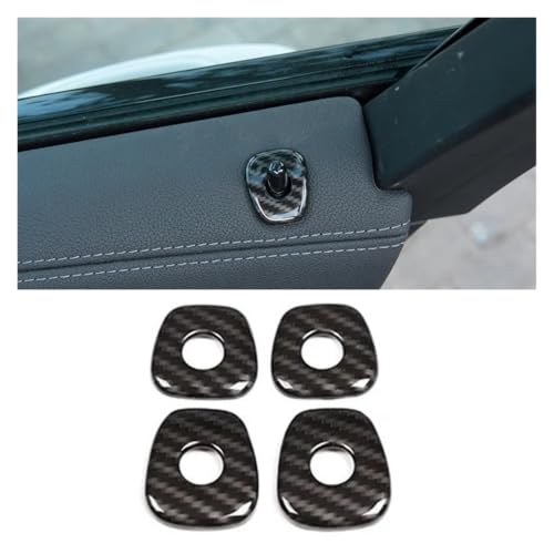 Pegatina para botón de cerradura de BMW X3 y X4 G01 G02 en carbono interior