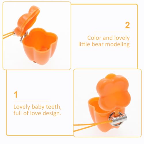 STOBOK 20pcs Baby Zahn Andenken Box Zahndose Milchzahndose Baby Kinder Erinnerungsboxen Geburtstag ( Farbe)