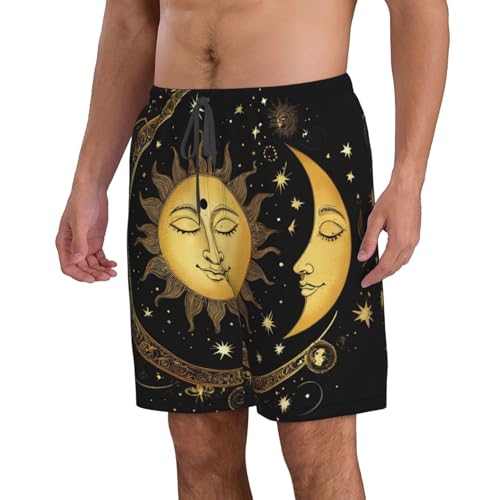 Men's Big & Tall Swim Trunks Board Shorts Basic Beachwear with Pockets2