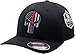 Punisher Red Line Black Flex Fit Hat 11199 (L/XL)