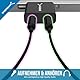 SABRENT Aluminum USB Externe Soundkarte, USB auf Klinke 3,5mm, Kopfhörer auf Klinke, Audio zu USB Adapter (AU-EMCB)