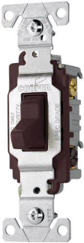 Eaton CS320B 20-Amp 120/277-volt Commercial Grade 3-Way Compact Toggle Switch