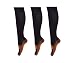 Men & Women Copper Compression Support Socks 20-30 mm Hg (3 Pairs ) (XXL, Black)