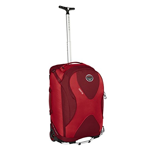 Osprey Adult Ozone Wheeled Luggage, Hoodoo Red, 22
