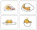 Gudetama Deluxe Art Poster Collection - The Lazy Egg - Set of 4 8x10 Photos