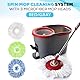 SIMPLI-MAGIC Spin Mop und Eimer mit Auswringer Set, Wischeimer Reinigungssystem mit Fußpedal, 360°-Drehung, 3 Mikrofaser-Moppköpfe