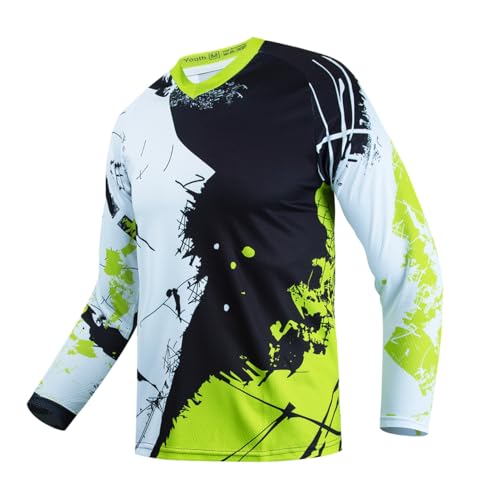 Men's Motocross Jersey Long Sleeve Motocross Shirt Male Mountain Dirt Bike Jersey Downhill Racing Riding Clothing Tops