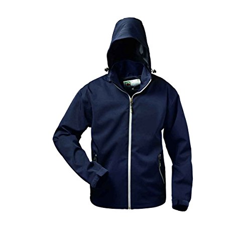 Feldtmann Impermeable Chaqueta JOLLE tamaño M marino 100% PES Feldtmann