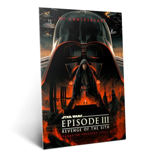 Star Wars affiche métal Épisode III Revanche des Sith décoration murale cadeau collection