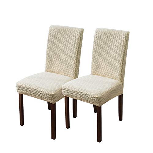 Genina Stretch Chair Covers for Dining Room Kitchen Parsons Set of 2