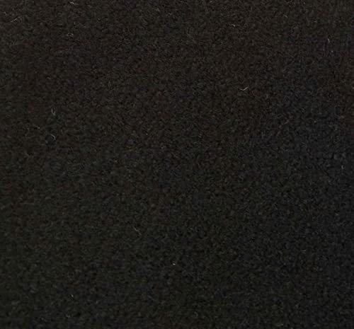 Nadelfilz Extra-Flex Meterware Restauration Innenraumverkleidung Instandhaltung Camperausbau 206 cm Breite (206 x 400 cm, schwarz) Cover